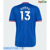 Camisa de time de futebol Manchester United Patrick Dorgu #13 Replicas 2º Equipamento 2026-27 Manga Curta